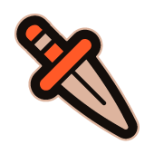 Dagger Knife Vector Graphic